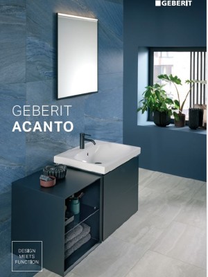 Geberit Acanto -kylpyhuonekalustesarja 2025