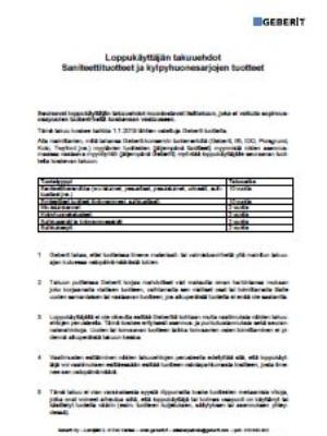 Loppukäyttäjän takuuehdot