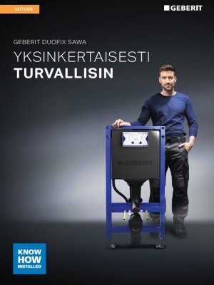 Geberit Duofix SAWA - Yksinkertaisesti turvallisin