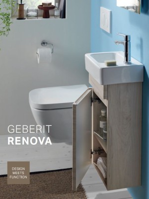 Geberit Renova -kylpyhuonekalustesarja 2025
