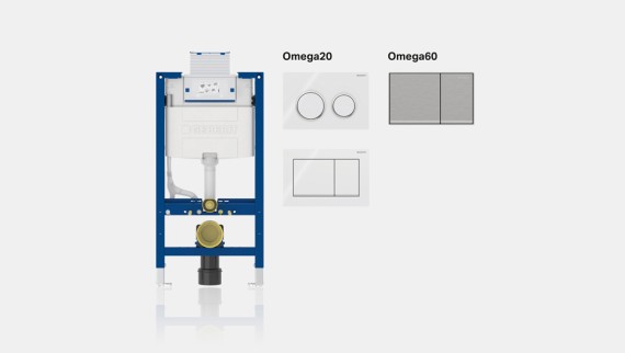 Geberit Omega -wc-ratkaisut