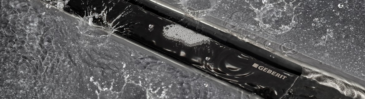 Geberit CleanLine -linjalattiakaivoratkaisut on helppo asentaa ja puhdistaa