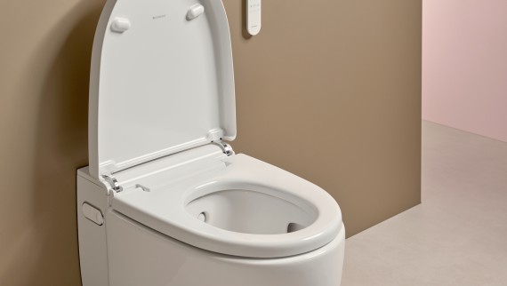 Geberit AquaClean -WC-istuinrenkaan lämmitys Geberit AquaClean -WC-istuinrenkaan lämmitys