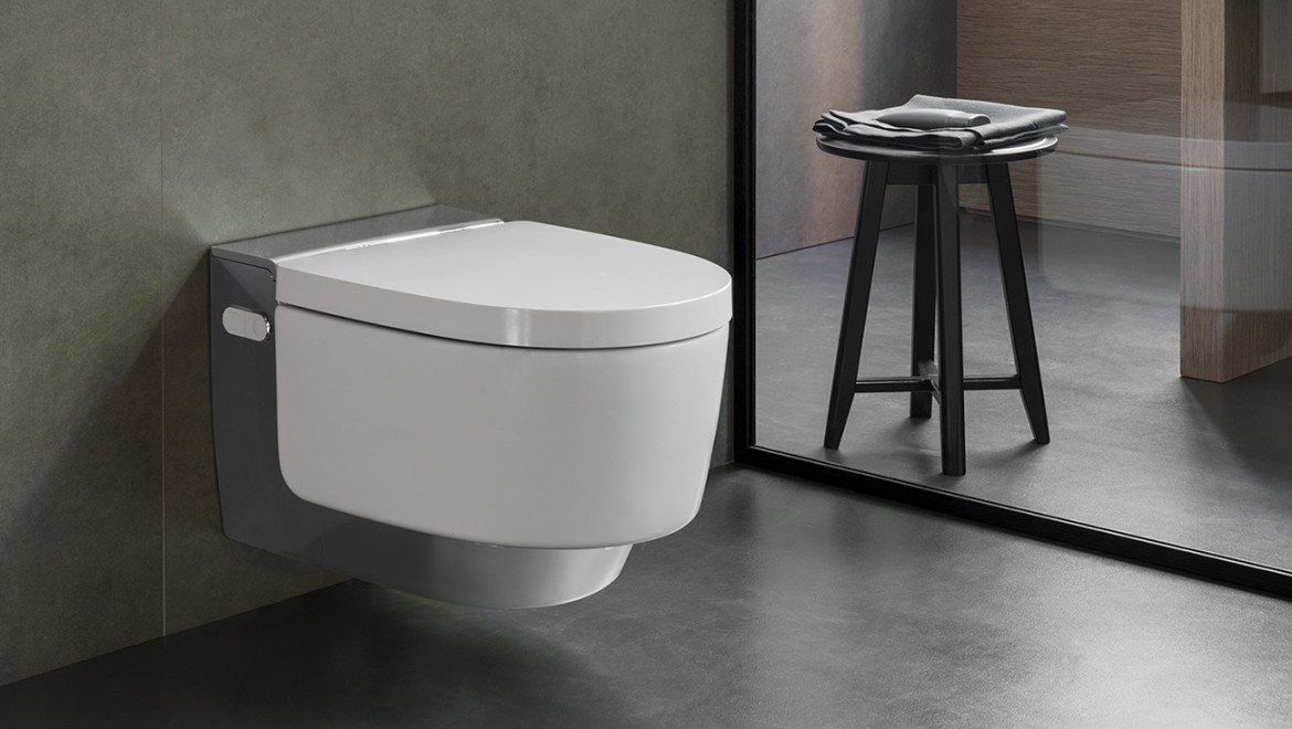 Geberit AquaClean Mera pesu-WC - korkeimpien mukavuusvaatimusten täyttämiseksi (© Geberit)