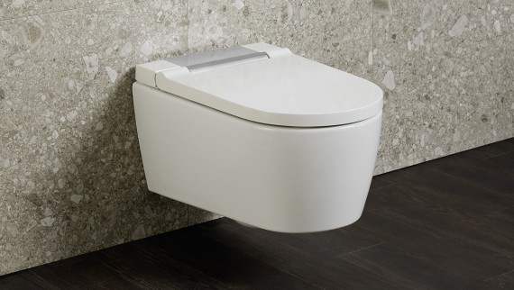 Geberit AquaClean Sela -pesu-wc-istuin on puristinen ja elegantti