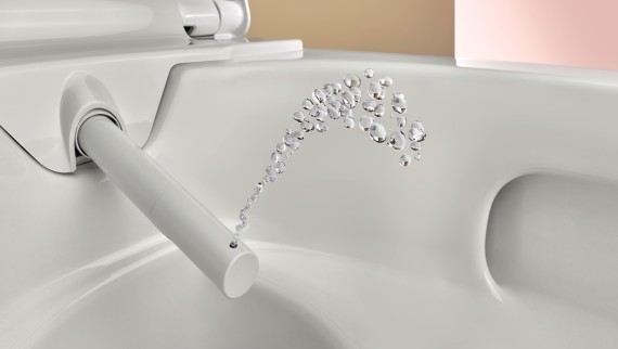AquaClean Alba Whirlspray-suihkutekniikka