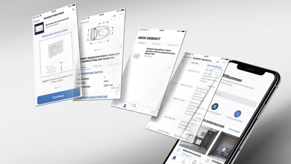 Tunnista piilohuuhtelusäiliöt Geberit Pro -sovelluksella ja tilaa sopivat varaosat hetkessä.