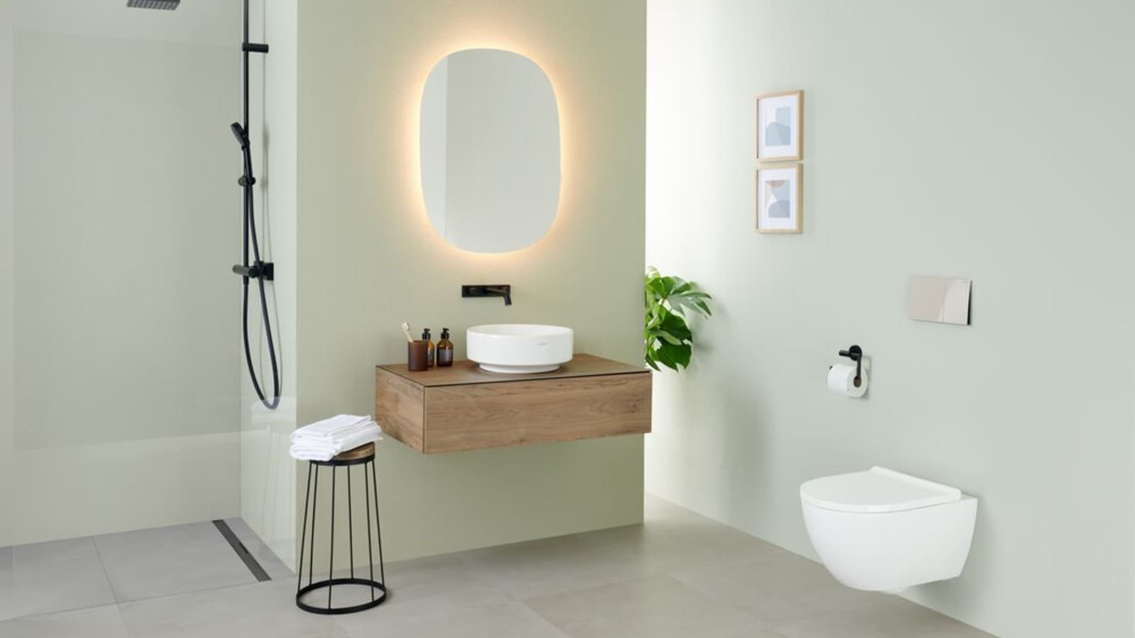 Geberit Option -ovaali peili Geberit Option -ovaali peili