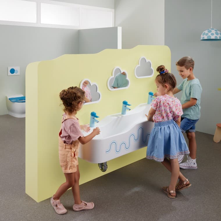 Geberit Bambini monipuolinen sarja lapsille Geberit Bambini monipuolinen sarja lapsille