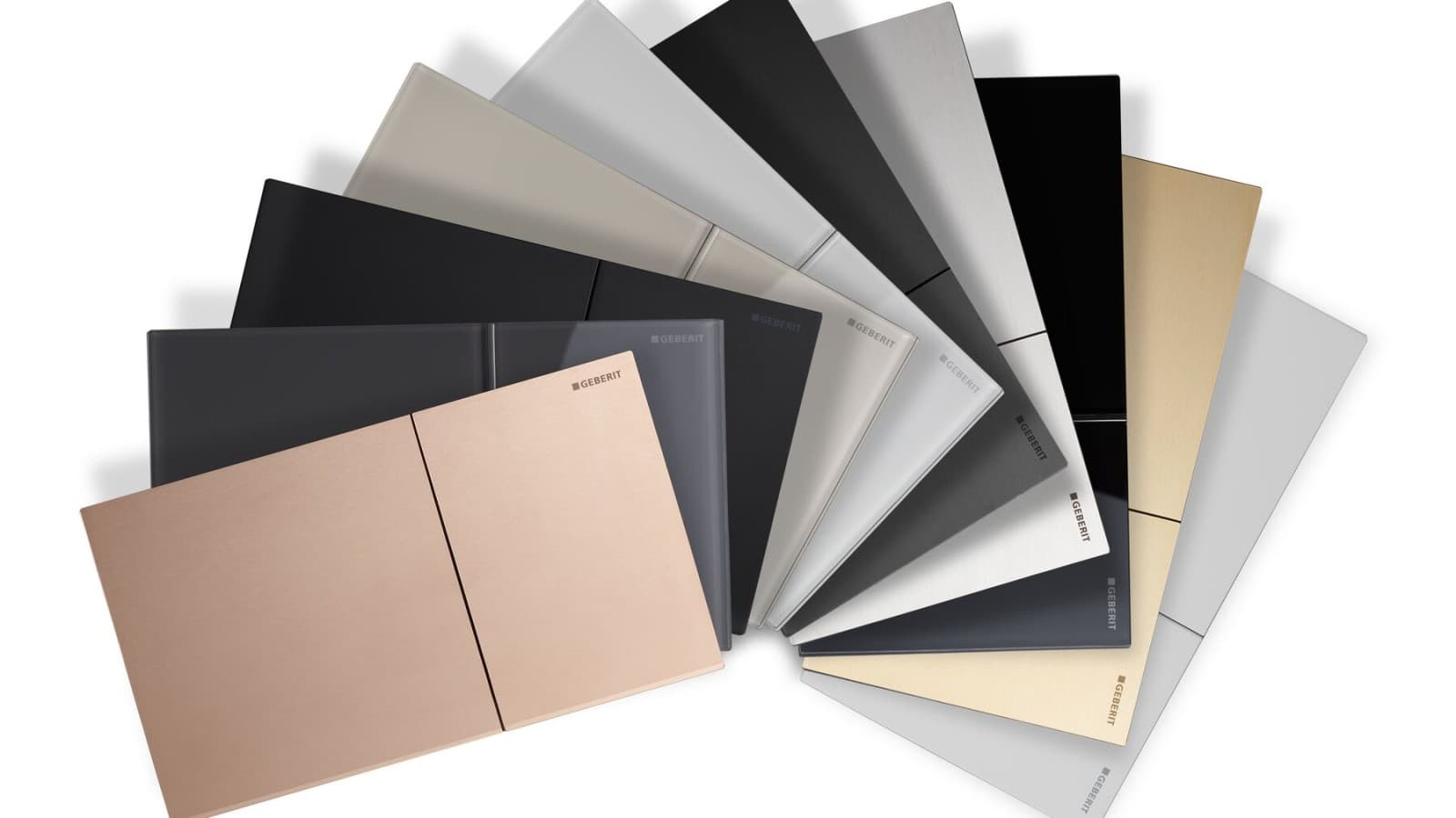 Geberit Sigma70 -huuhtelupainikkeen pintavaihtoehdot Geberit Sigma70 -huuhtelupainikkeen pintavaihtoehdot