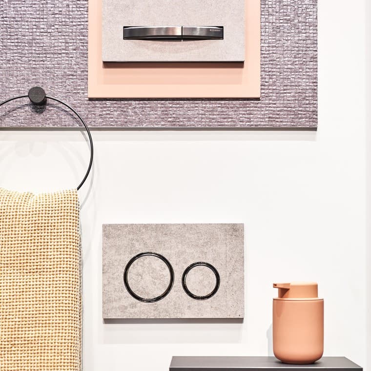 Materiaalien yhdistelmä tuo kodikkuutta kylpyhuoneeseen Materiaalien yhdistelmä tuo kodikkuutta kylpyhuoneeseen