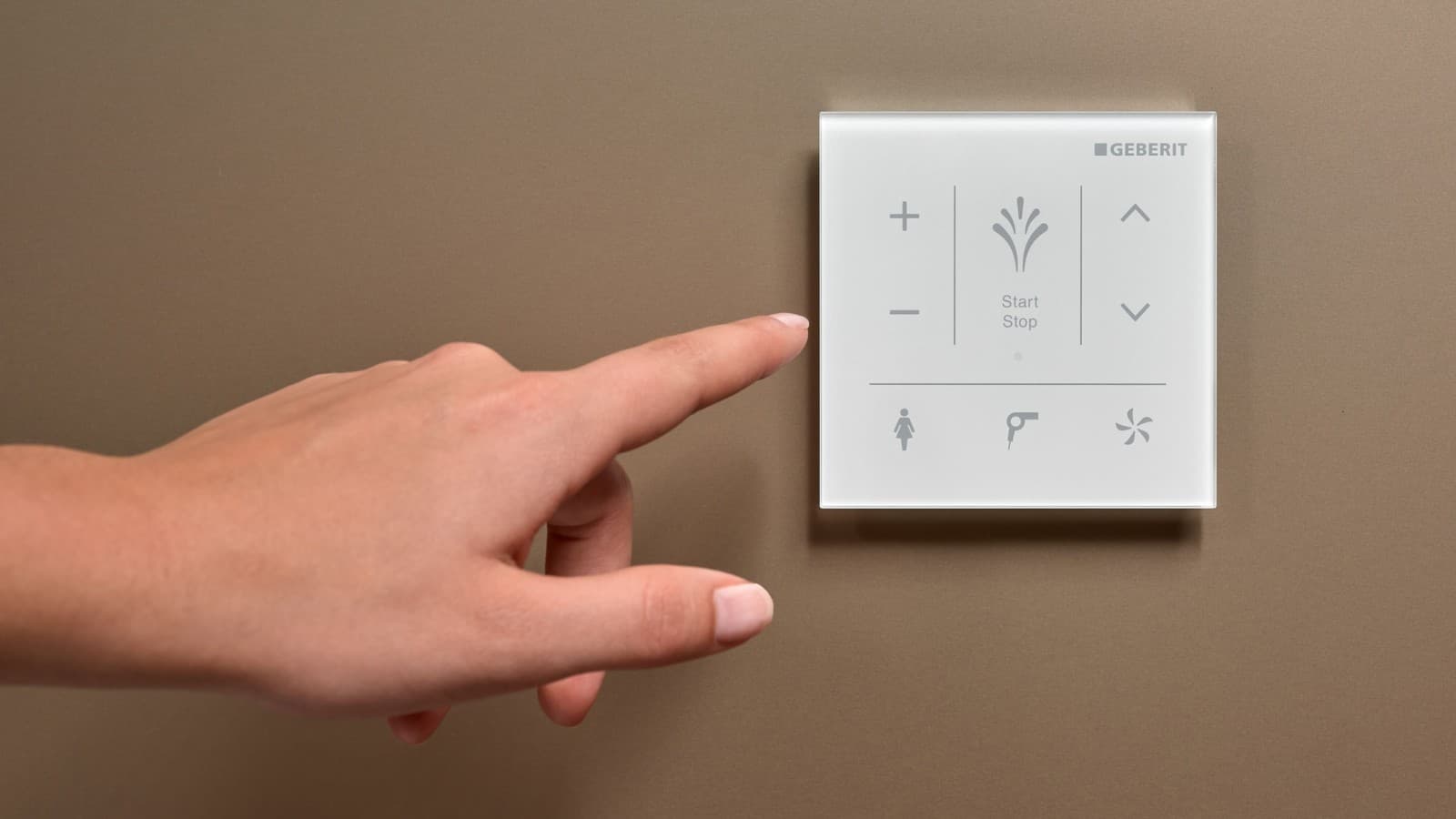 Langaton seinälle asennettava ohjauspaneeli Langaton seinälle asennettava ohjauspaneeli