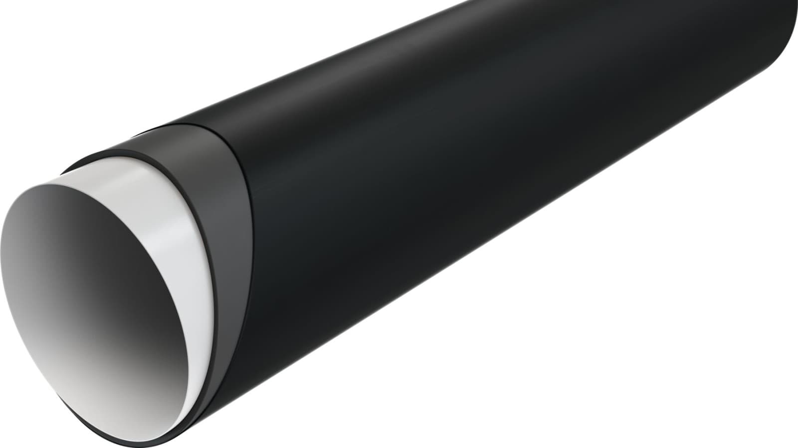 Silent-PP-putken läpileikkaus kerroksineen Silent-PP-putken läpileikkaus kerroksineen