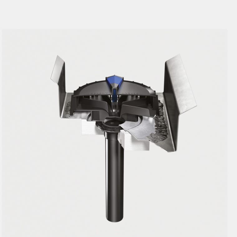 Geberit Pluvia sopii myös kouruasennuksiin sen kompaktin rakenteen ansiosta Geberit Pluvia sopii myös kouruasennuksiin sen kompaktin rakenteen ansiosta