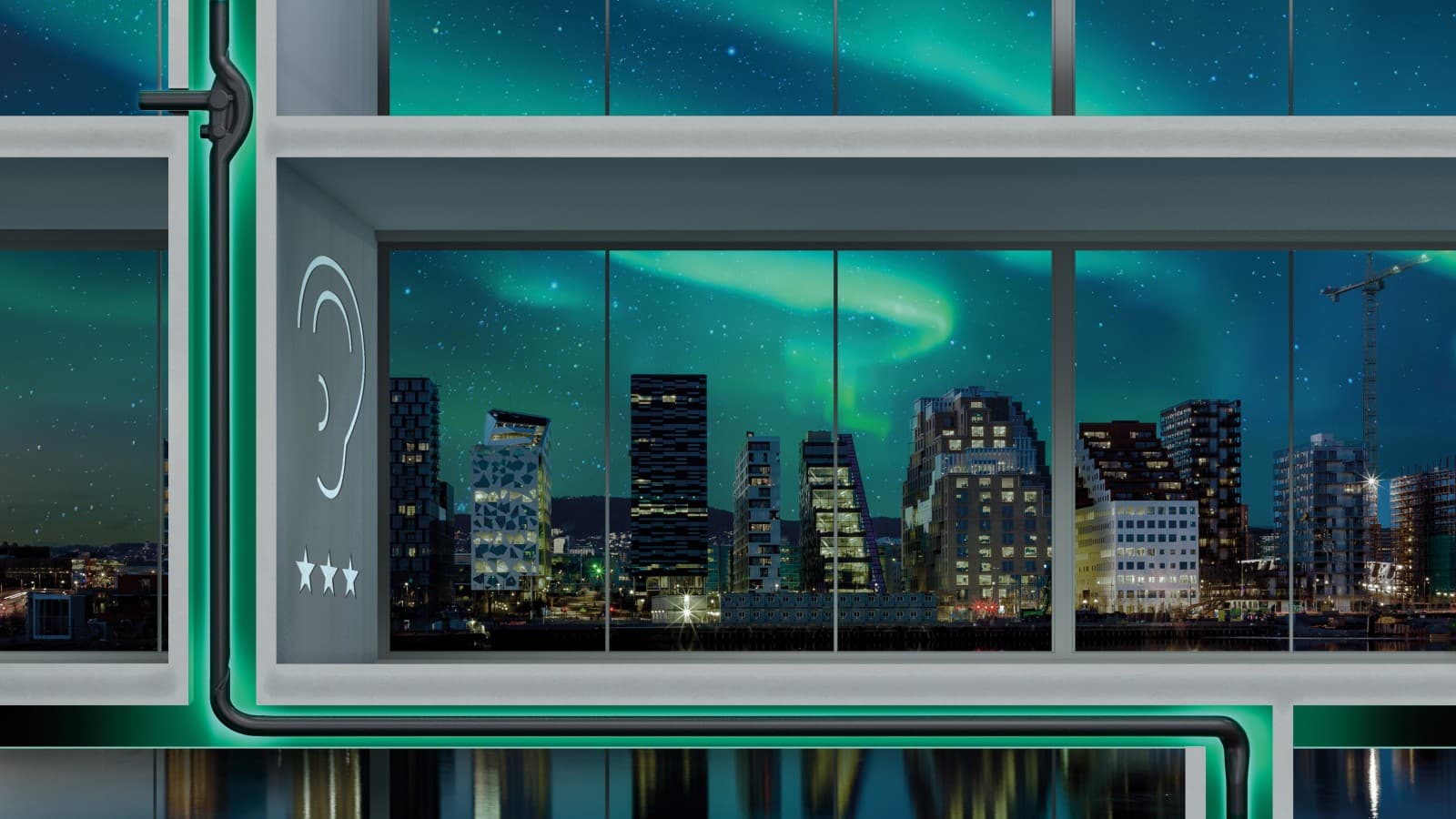 Geberit Silent-db20 SuperTube korkeisiin rakennuksiin, joissa on tiukat äänieristysvaatimukset Geberit Silent-db20 SuperTube korkeisiin rakennuksiin, joissa on tiukat äänieristysvaatimukset