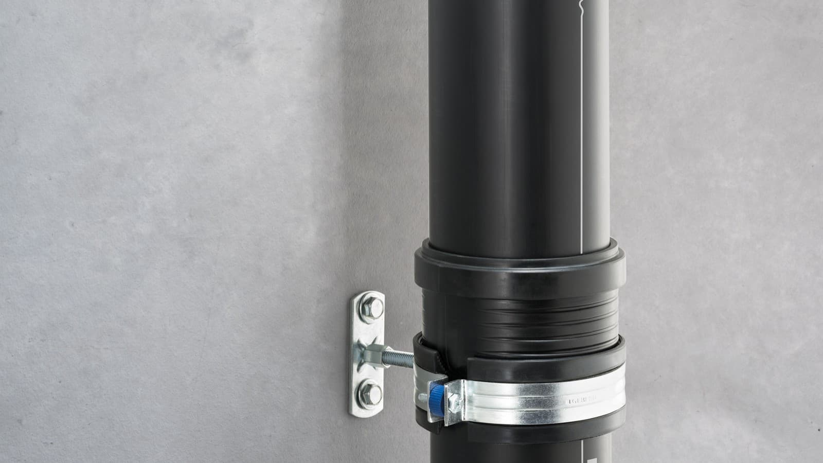 Geberit Silent-Pro ja äänieristetty putkikannake Geberit Silent-Pro ja äänieristetty putkikannake