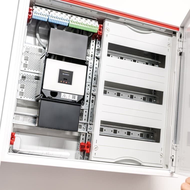 Geberit Gateway integroituna hallintayksikköön Geberit Gateway integroituna hallintayksikköön