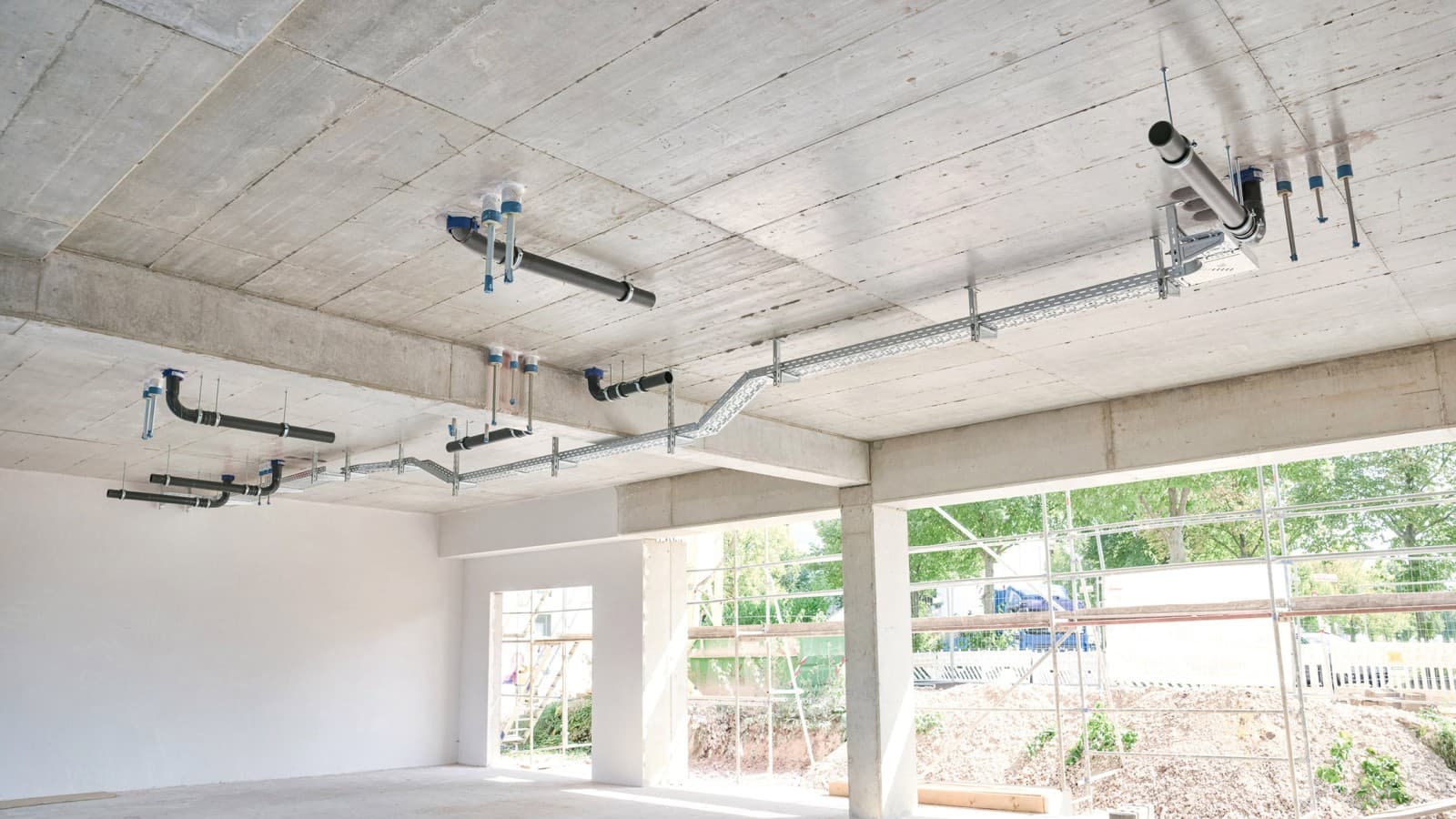 Geberit SuperTube Europakarree Erfurt -kohteessa Geberit SuperTube Europakarree Erfurt -kohteessa